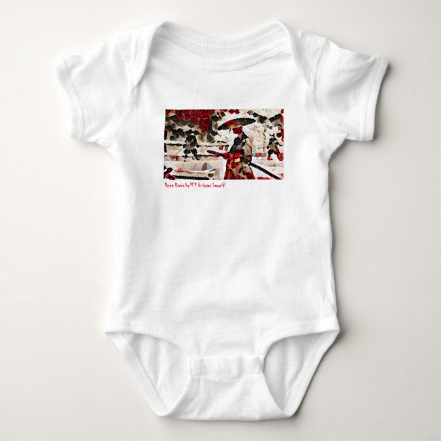 Tre Ronin - Artist - NFT Artisans SamurAI Baby B T Shirt (Framsida)