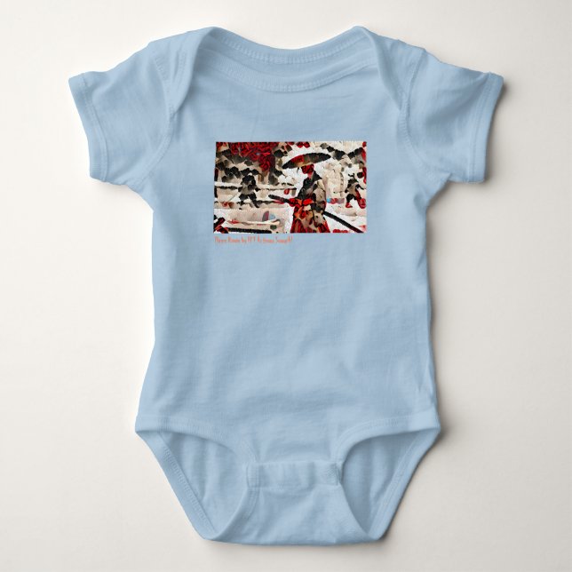 Tre Ronin - Artist - NFT Artisans SamurAI Baby B T Shirt (Framsida)