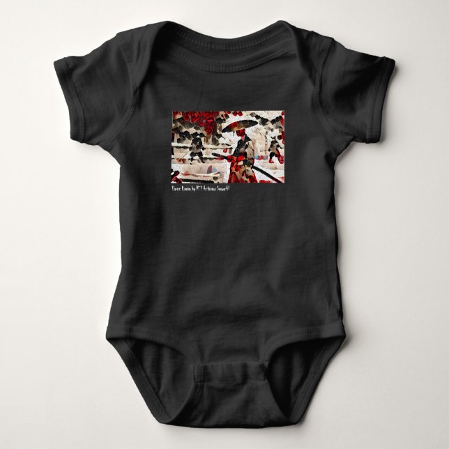 Tre Ronin - Artist - NFT Artisans SamurAI Baby B T Shirt (Framsida)