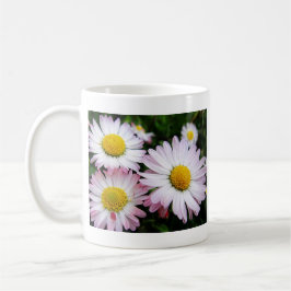 Tre rosa daisy kaffemugg
