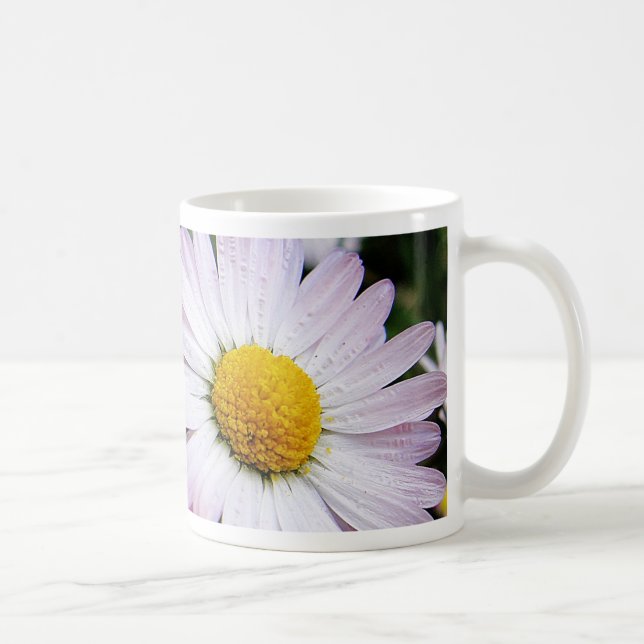 Tre rosa daisy kaffemugg (Höger)