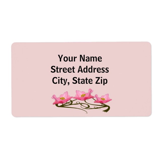 Tre Rosa Poppies Gräns Fraktsedel (Framsidan)