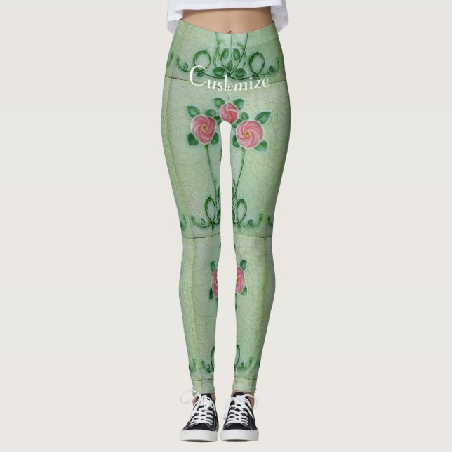 Tre Rosa ros Thunder_Cove Leggings (Framsida)