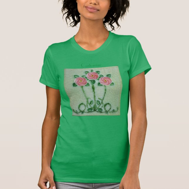 Tre Rosa ros Thunder_Cove T Shirt (Framsida)