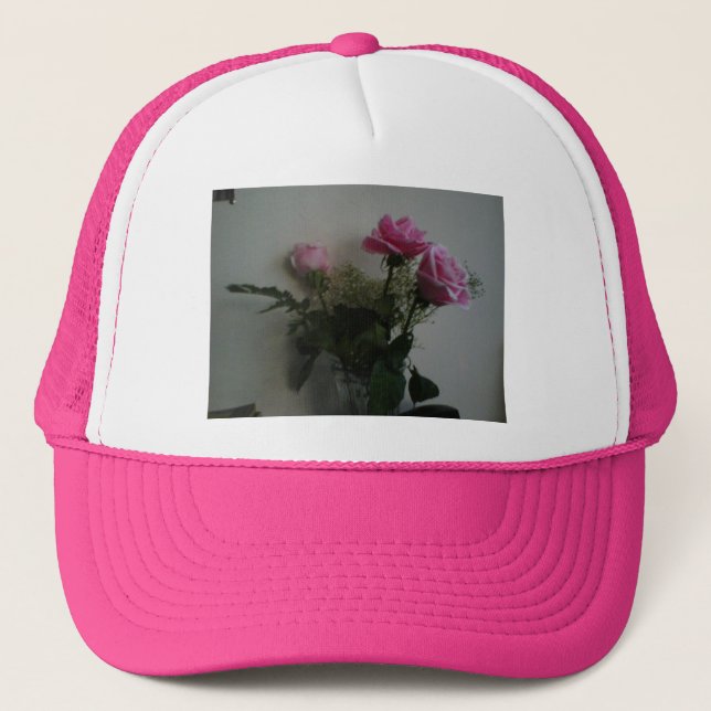 Tre Rosa ros Truckerkeps (Framsida)