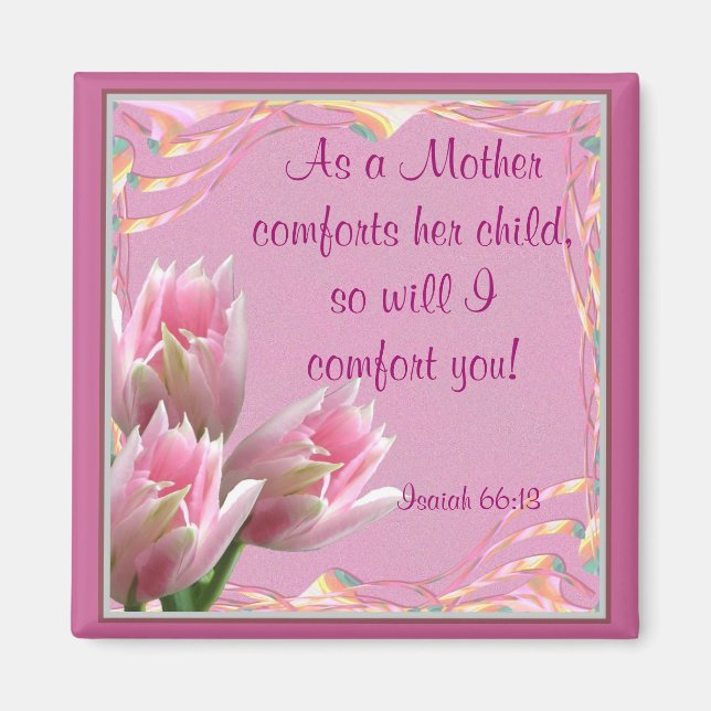 Tre Rosa Tulips Magnet (Framsidan)