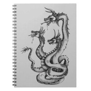 Tre rubriker Hydra-design Anteckningsbok