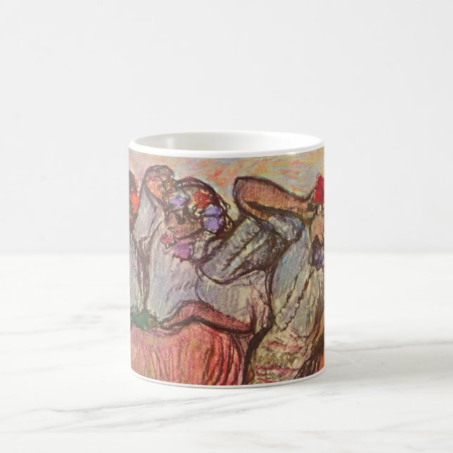 Tre ryska dansare av Edgar Degas Kaffemugg (Center)