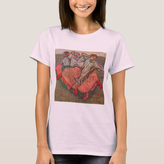 Tre ryska dansare av Edgar Degas T Shirt (Framsida)