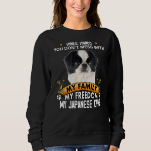 Tre Sak du inte är med japansk chin-Hund T Shirt