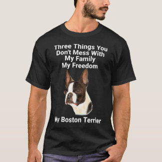 Tre Sak du inte vill med Boston Terr T Shirt