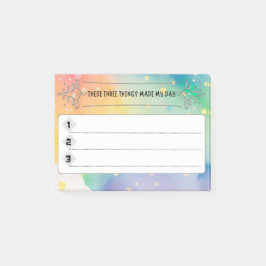 Tre Saker— Post-it Block