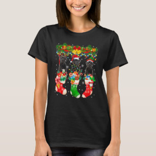 Tre Santa Ren Älva Cane Corso Hundar I Kristus T Shirt
