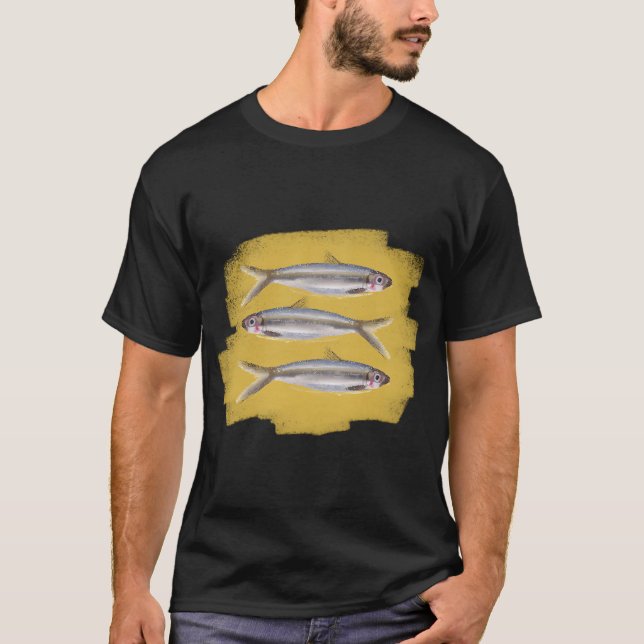 Tre sardiner t shirt (Framsida)
