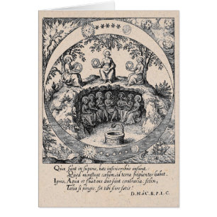 Tre sastrar av Alchemy Card Hälsningskort