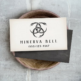 Tre serpents Halloween Visitkort