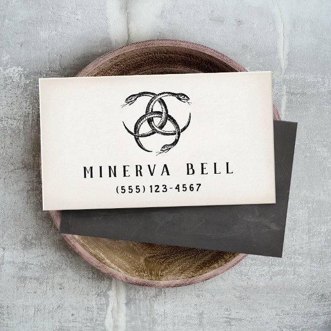 Tre serpents Halloween Visitkort (Skapare uppladdad)