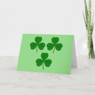 Tre Shamrocks Kort