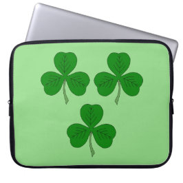 Tre Shamrocks Laptop Sleeve