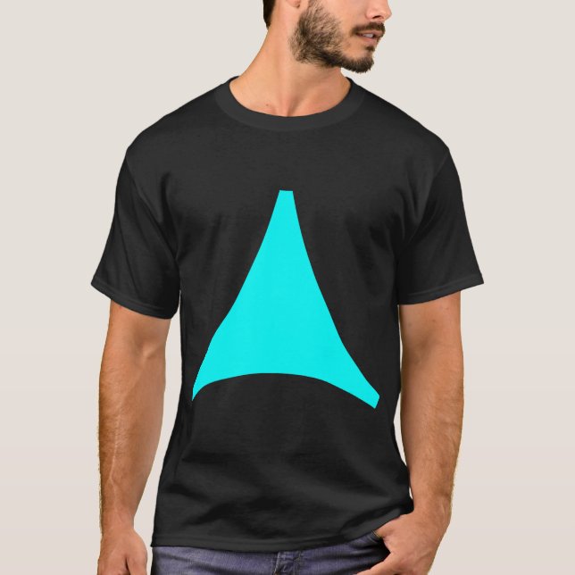 Tre sidopilar tee shirt (Framsida)