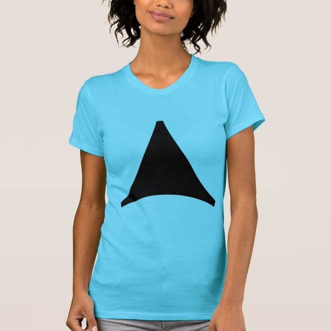 Tre sidopilar tee shirt (Framsida)