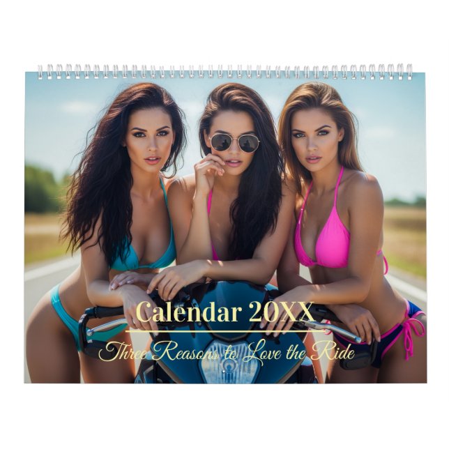 Tre skäl till Kärlek vid floden - Bikini Girls Kalender (Omslag)
