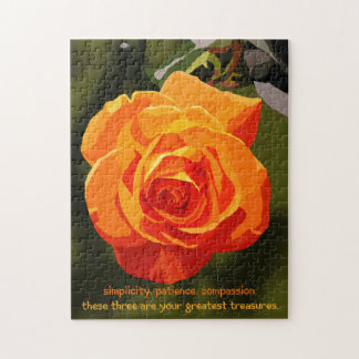 Tre skatter av Taoismblommapussel Pussel