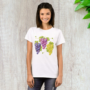 Tre skikt av druvor t shirt