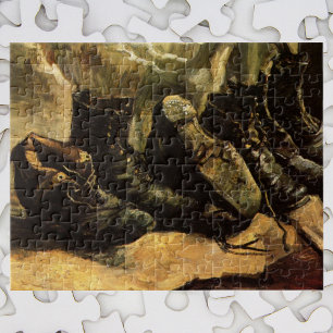 Tre skor av Vincent van Gogh Pussel