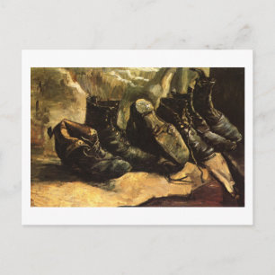 Tre skor (F332) Van Gogh Fine Art Vykort