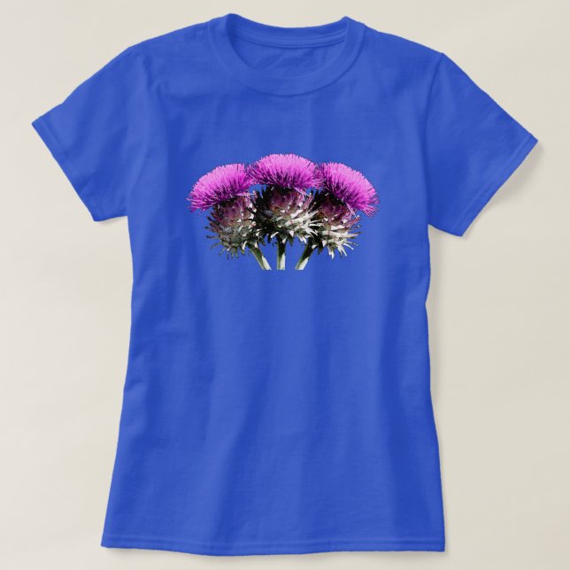 Tre skotska tistlar t shirt (Design framsida)