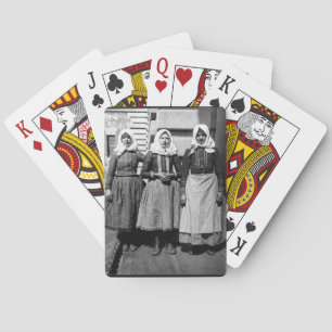 Tre slovakiska invandrarkvinnor casinokort