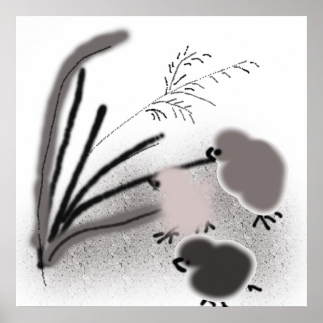 Tre små chickar poster (Framsidan)