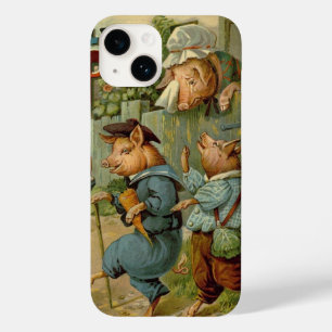Tre små grisar Vintage Fairy Tale