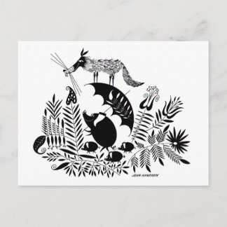 Tre Små Grisar Vykort