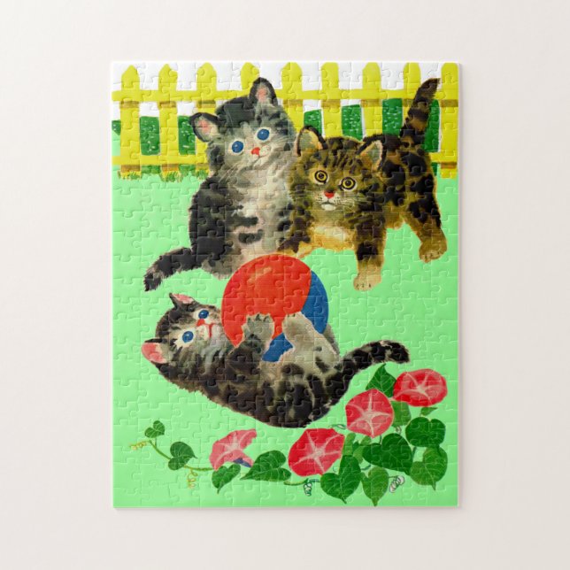 tre små kattungar pussel (Vertikal)