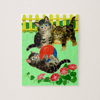tre små kattungar pussel