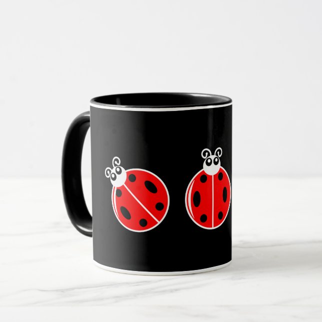 Tre små ladybugs - Combo Mugg (Framsida vänster)