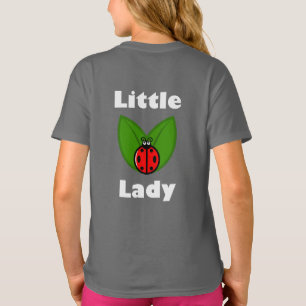 Tre små ladybugs - Girls grundläggande T-Shirt