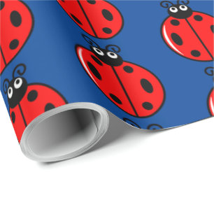 Tre små ladybugs - Papper för projektionsytans ins Presentpapper