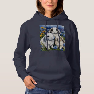 Tre små Lop Bunny Rabbits T Shirt
