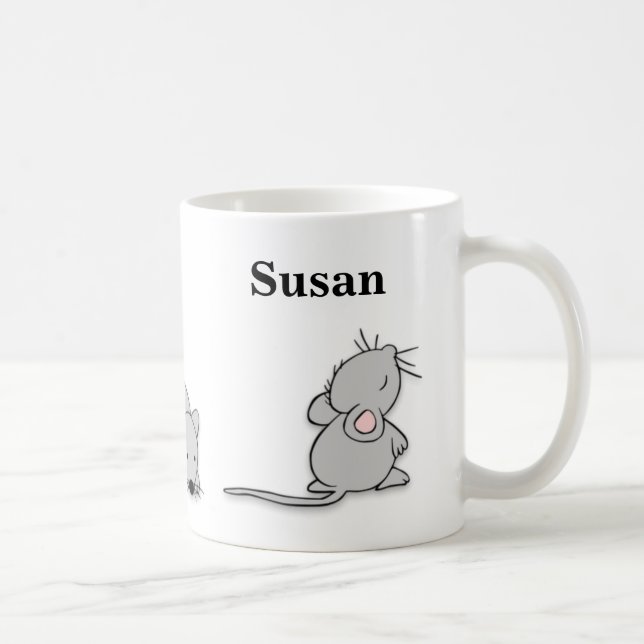 Tre små möss kaffemugg (Höger)
