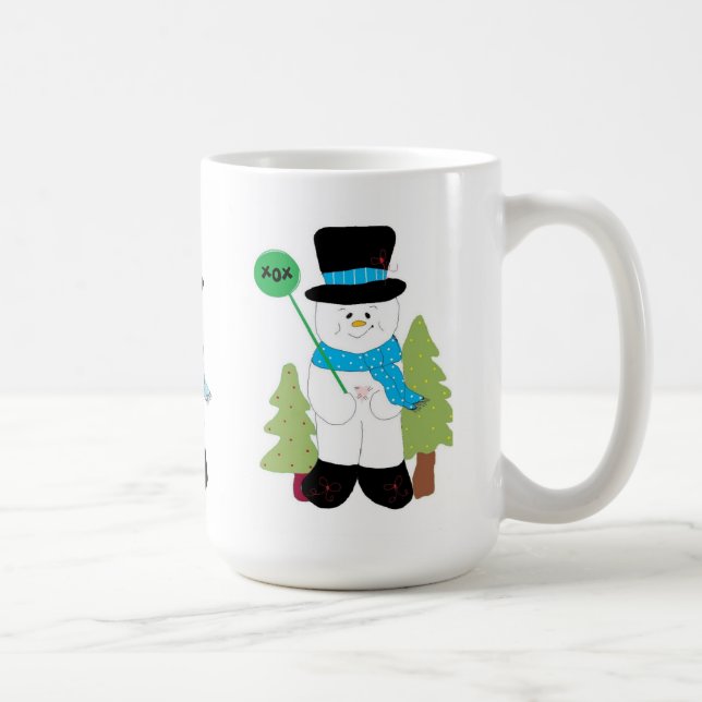 Tre små Snögubbar Kaffemugg (Höger)