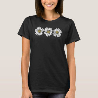 Tre snygga tusenskönor blomma vår sommar t shirt