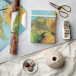 Tre solblommor i Vas av Vincent van Gogh Presentpapper<br><div class="desc">Tre solblommor i Vas av Vincent van Gogh är en vintage bra konst post impressionism fortfarande blommigt. En bukett med tre vackra blommande solblommor i vas. Färska snittblommor från trädgården. Om konstnären: Vincent Willem van Gogh (1853-1890) var en av de mest berömd Post impressionist-målarna under sin tid. Hans arbete var...</div>