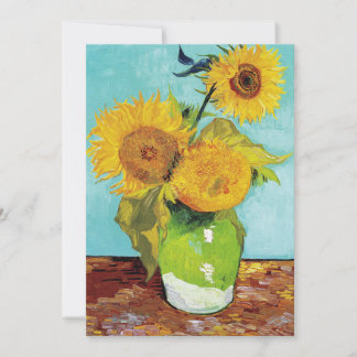 Tre solblommor | Vincent van Gogh