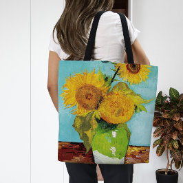 Tre solblommor | Vincent van Gogh Tygkasse