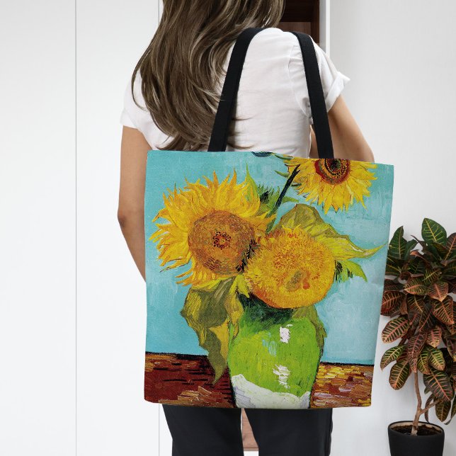 Tre solblommor | Vincent van Gogh Tygkasse (Skapare uppladdad)