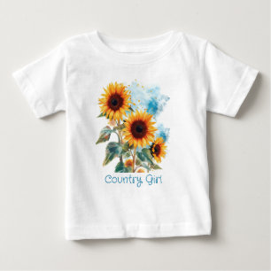 Tre solrosor t shirt