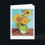 Tre solrosor, Van Gogh Kort<br><div class="desc">Vincent Willem van Gogh (30 mars 1853-29 juli 1890) var en nederländsk postimponerande målare som tillhör den mest berömd och inflytelserika figurer i den Westerna konsten. På drygt ett decennium skapat han omkring 2 100 konstverk, varav omkring 860 oljemålningar, varav de flesta är från de senaste två åren Hans liv....</div>